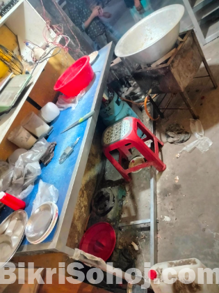 হোটেলের যাবতীয় মালামাল বিক্রি হবে।